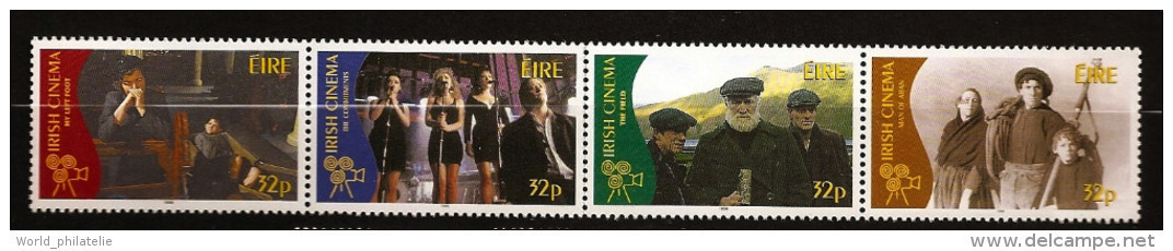 Irlande Eire 1996 N° 971 / 4 ** Film, Cinéma, Chant, Chanteuse, Paysan, Corde, Pêcheur, Handicap, Musique Soul, Pêche - Unused Stamps