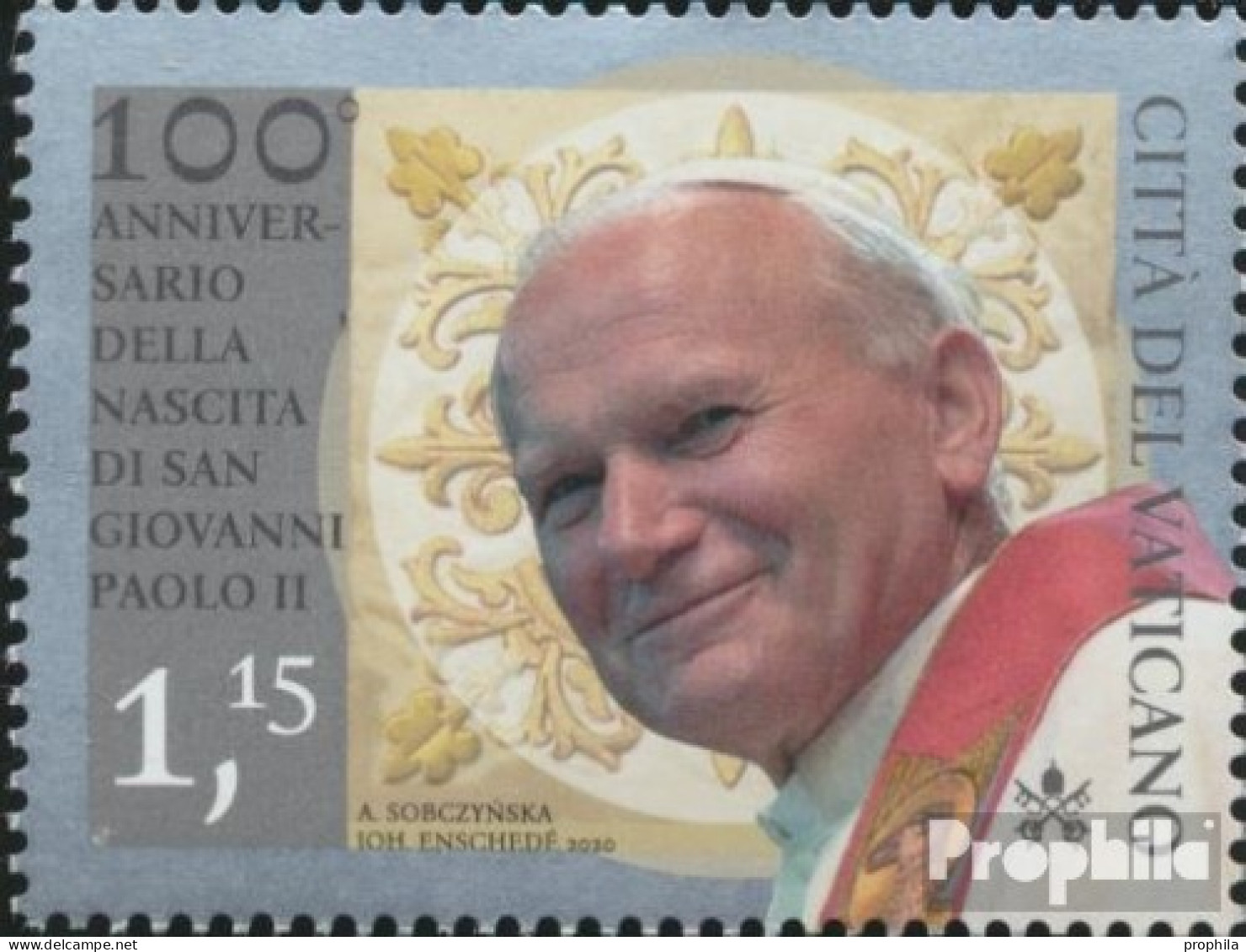 Vatikanstadt 2005 (kompl.Ausg.) Postfrisch 2020 Papst Johannes Paul II. - Oblitérés