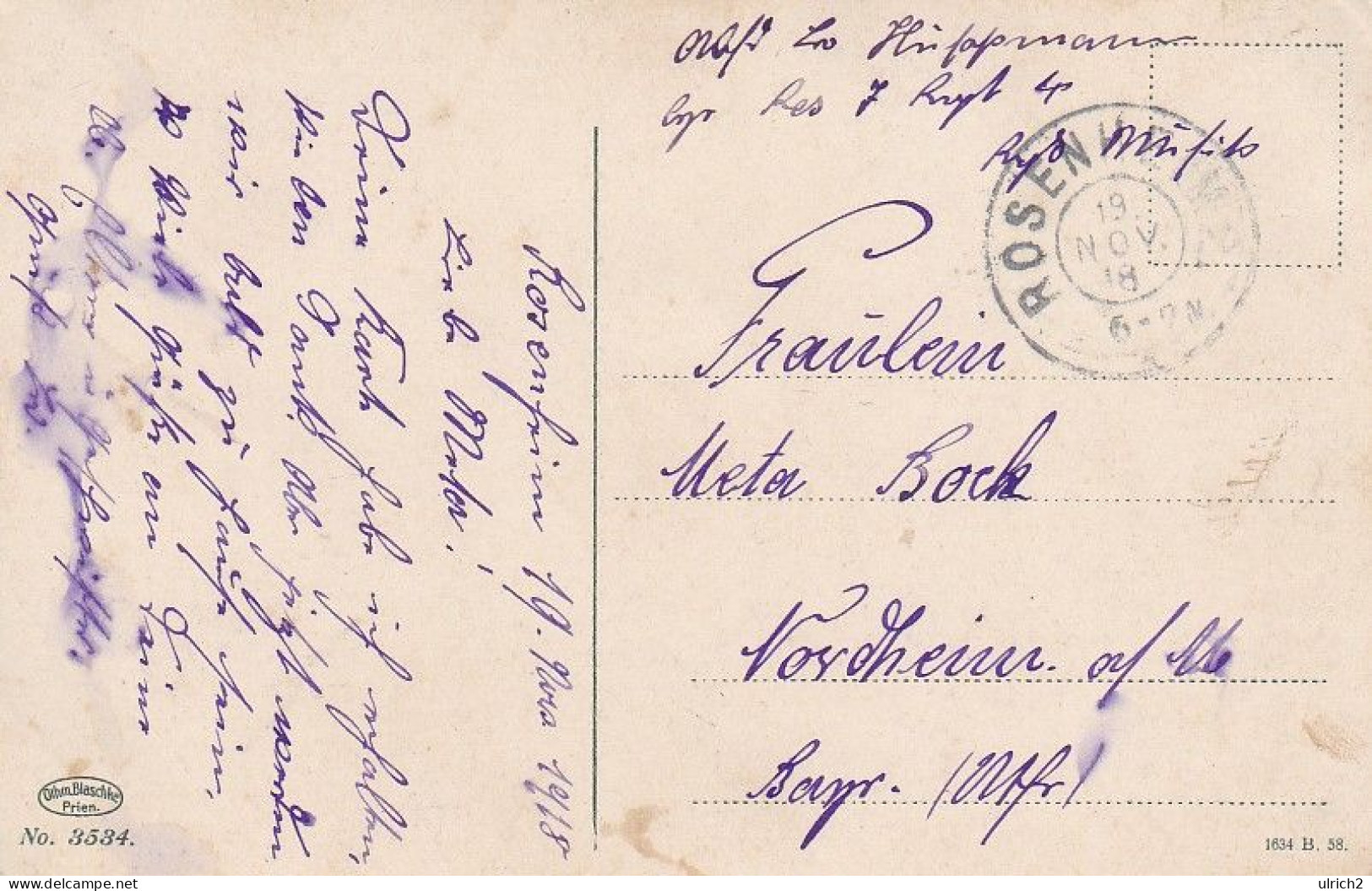 AK Veitenhof - Kaisertal - Feldpost Rosenheim 1918 (67381) - Kufstein