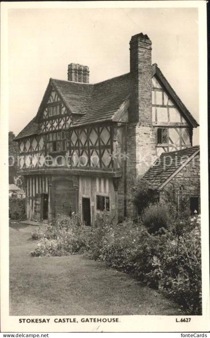 72134100 Stokesay Stokesay Castle Gatehouse  - Shropshire