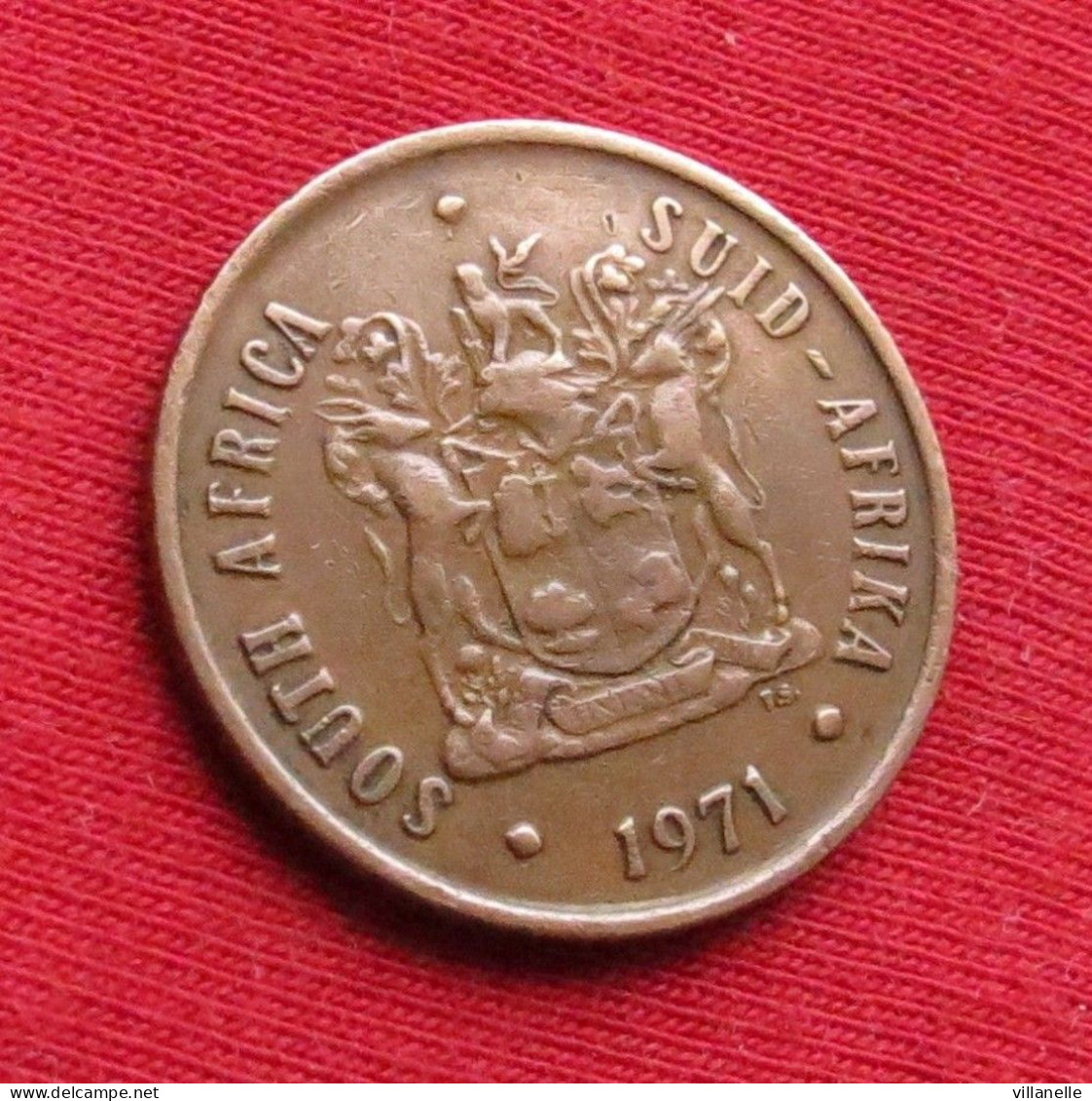 South Africa 2 Cents 1971 KM# 83 *VT Africa Do Sul RSA Afrique Do Sud Afrika - South Africa