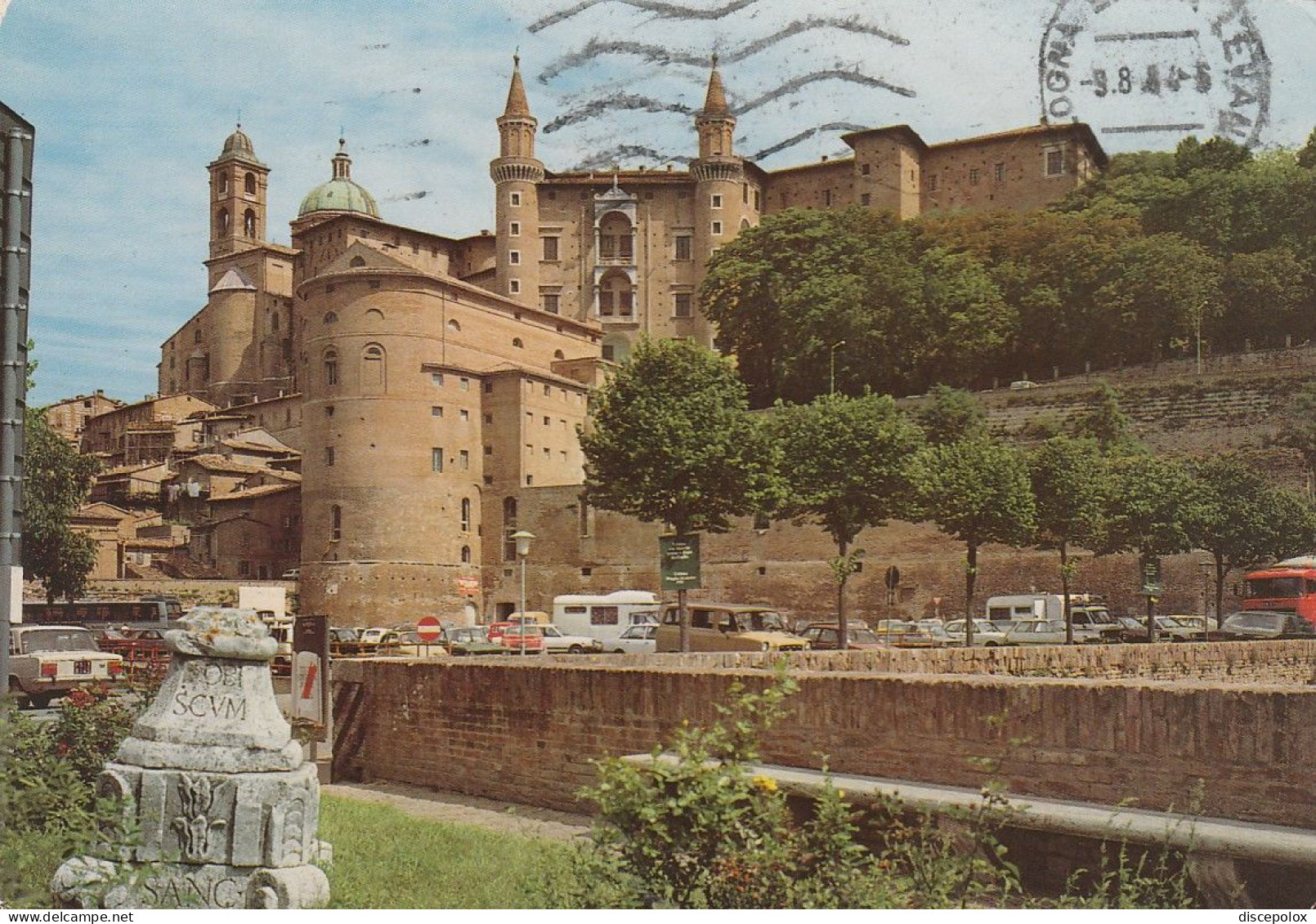 U5259 Urbino - Particolare Dei Torricini E Palazzo Ducale - Auto Cars Voitures / Viaggiata 1984 - Urbino