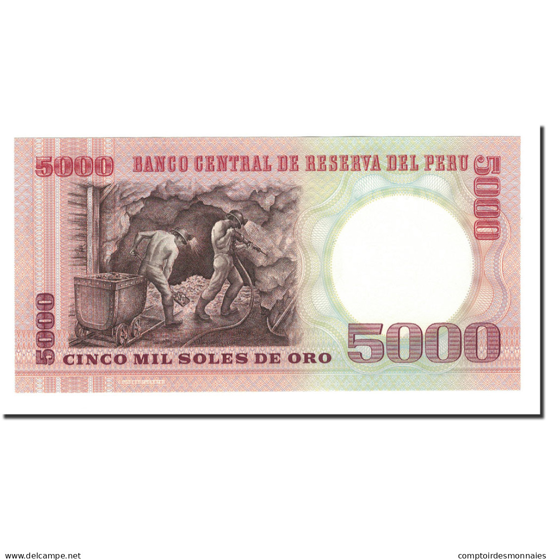 Pérou, 5000 Soles De Oro, 1985-06-21, NEUF - Peru