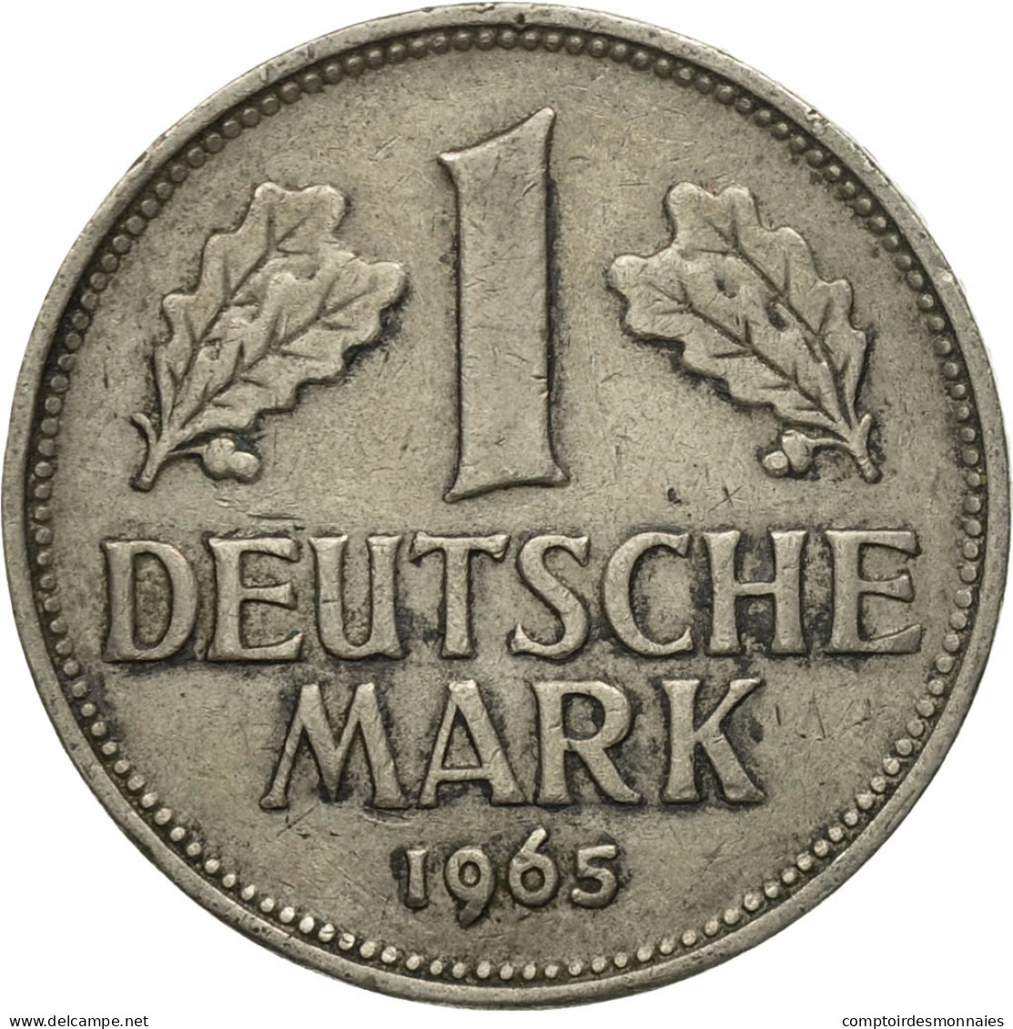 Monnaie, République Fédérale Allemande, Mark, 1965, Stuttgart, TB+ - 1 Marco