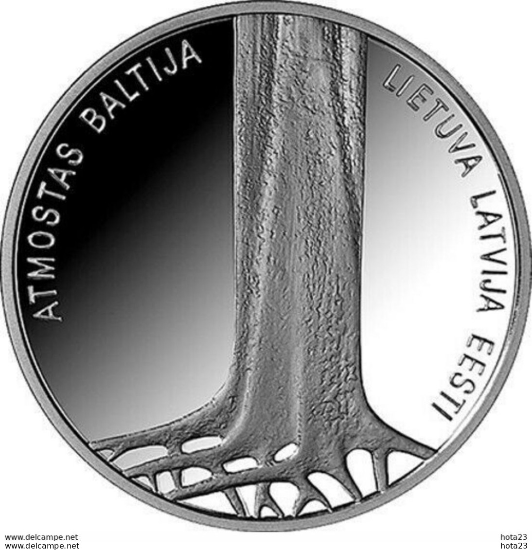 2014 Latvia / Lettland  / Lettonia  5 EURO Silver Coin 2014 BALTIC WAY Ag 925 Silver Proof  - RR - Lettonie