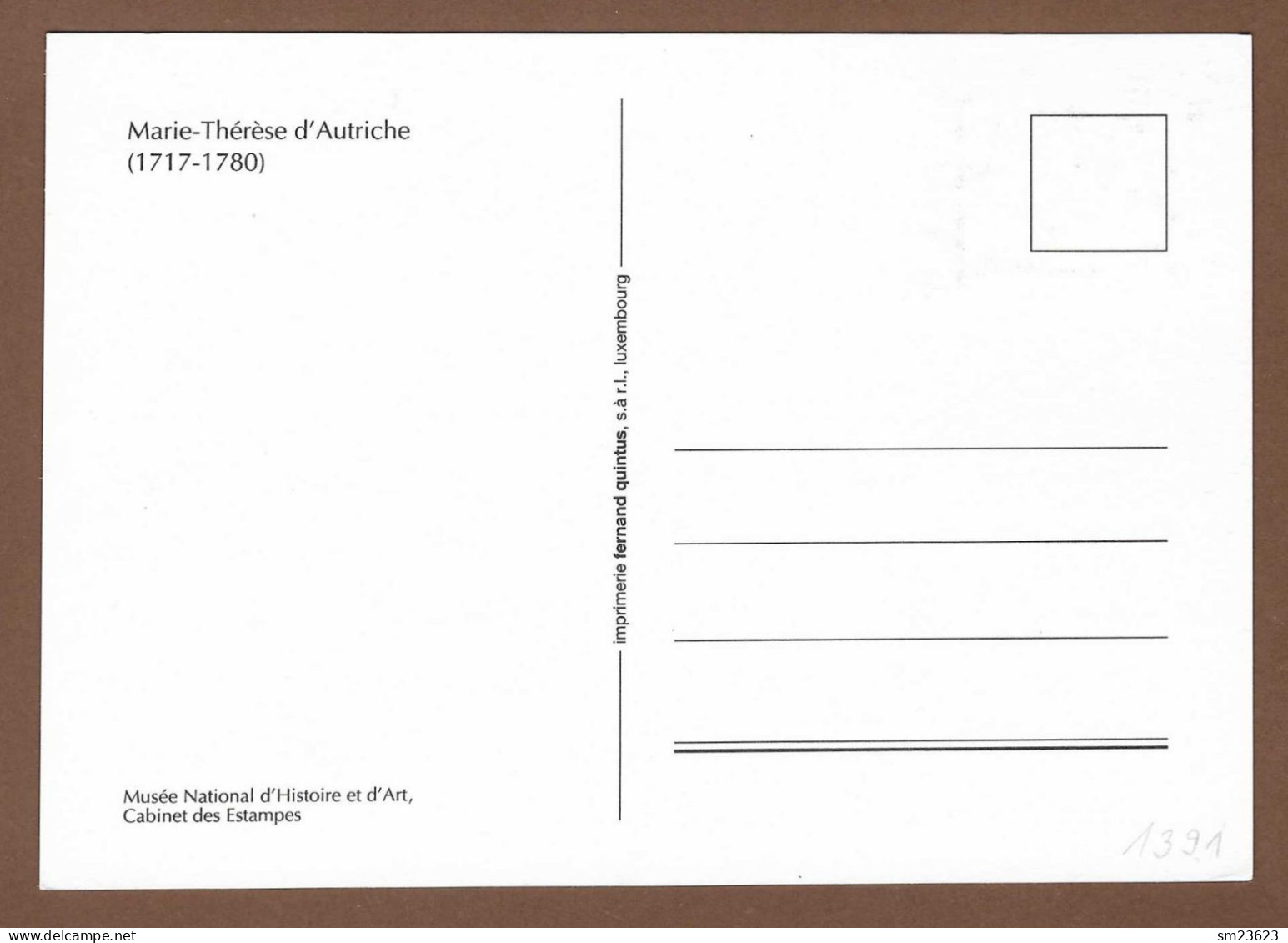 Luxembourg 1996  Mi.Nr. 1391 ,  EUROPA CEPT - Berühmte Frauen - Maximum Card - Premier Jour 20 Mai1996 - 1996