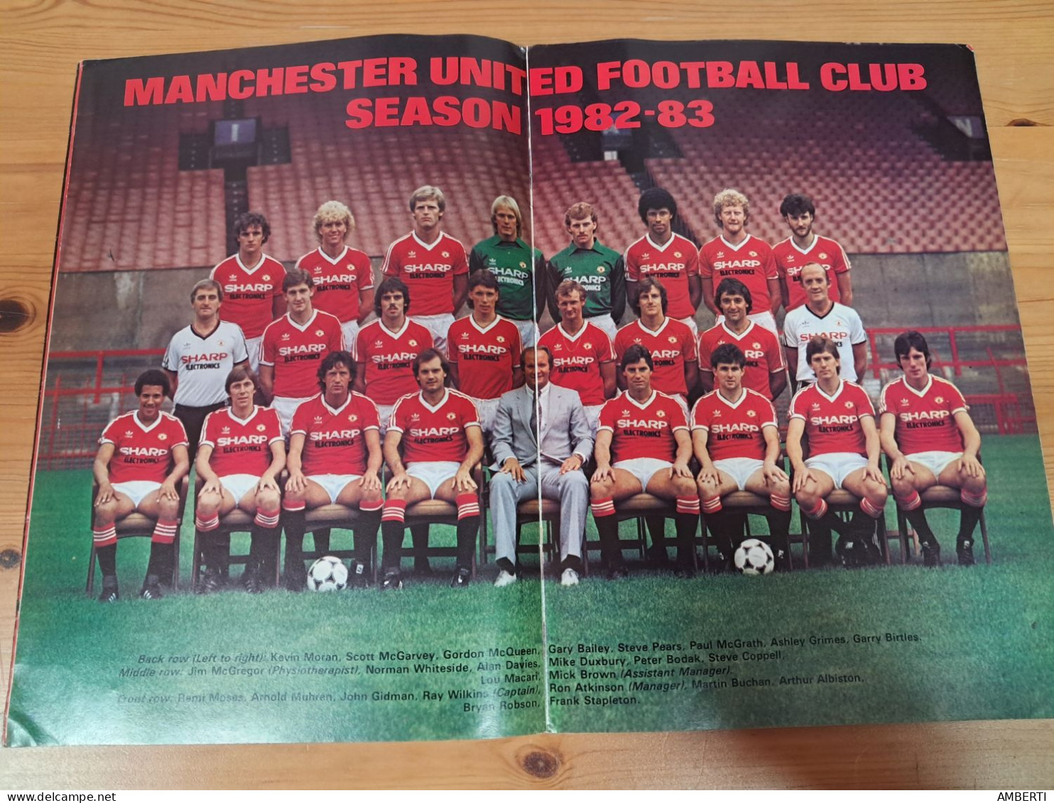 Manchester utd vs Valencia CF Programa UEFA 82/83