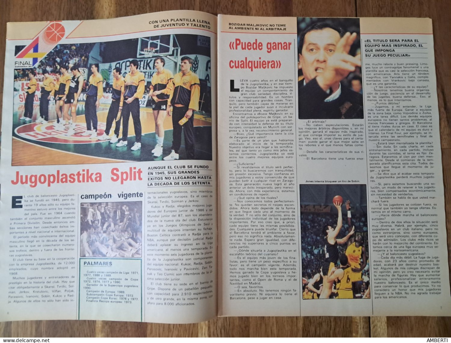 Copa Europa Baloncesto 89/90 As Color N218 1990 - Boeken