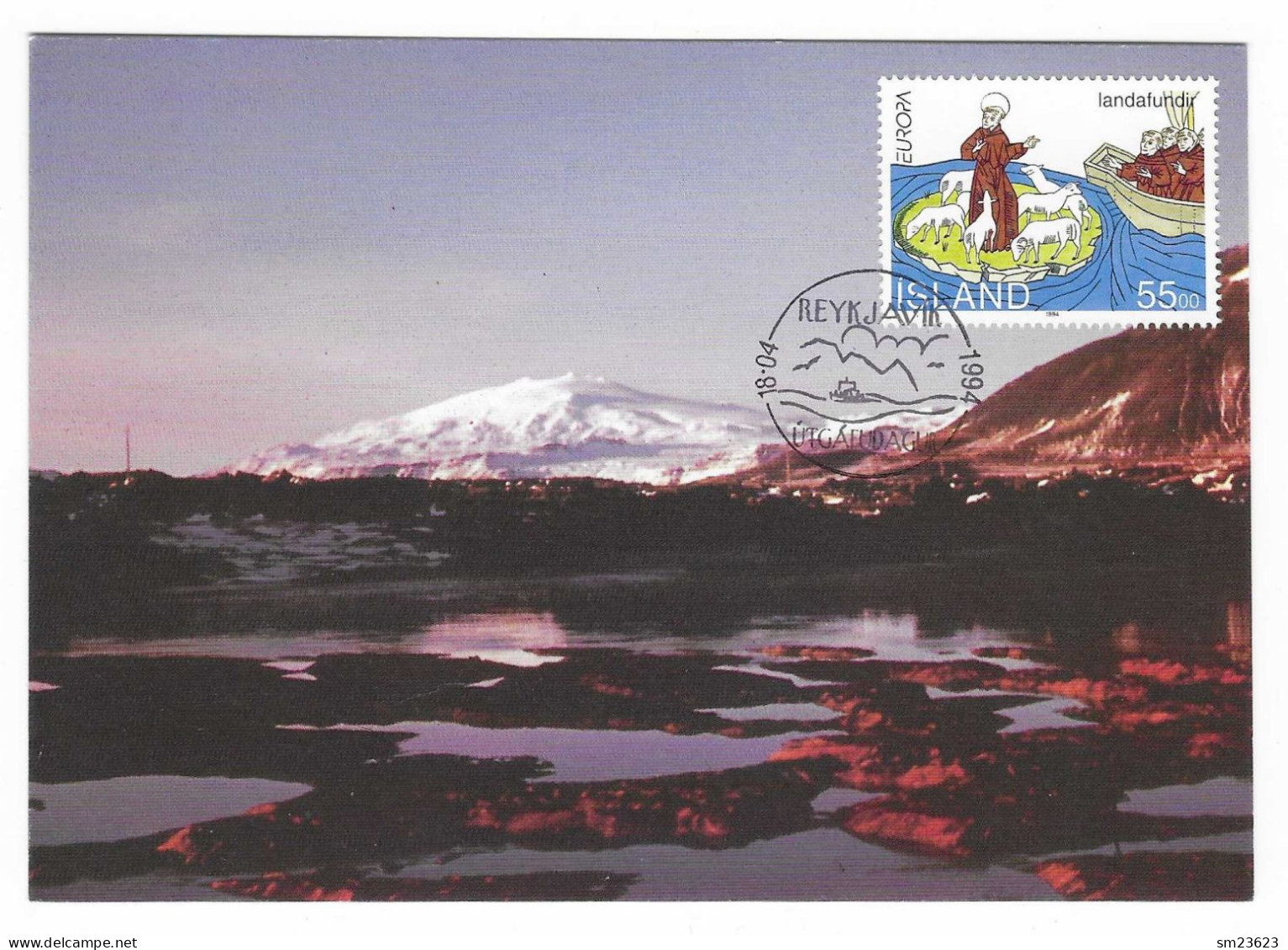 Island 1994  Mi.Nr. 801 , EUROPA CEPT Entdeckungen Und Erfindungen - Maximum Card - Reykjavik 18.04.1994 - 1994