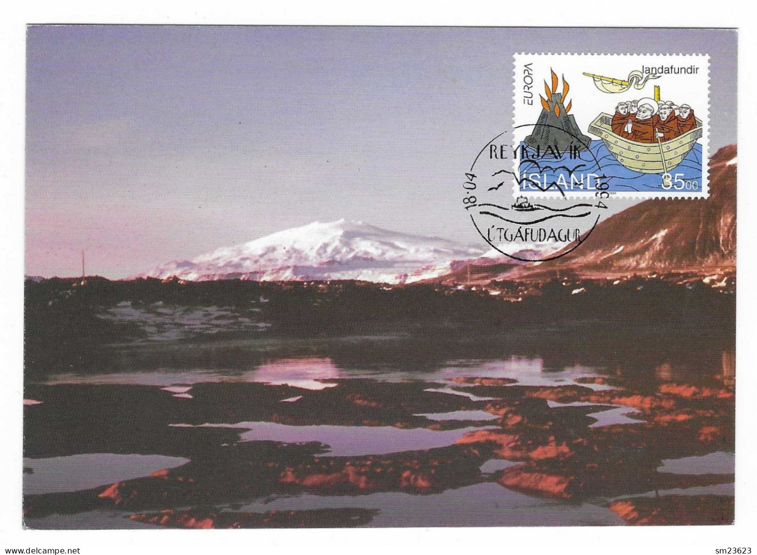 Island 1994  Mi.Nr. 800 , EUROPA CEPT Entdeckungen Und Erfindungen - Maximum Card - Reykjavik 18.04.1994 - 1994
