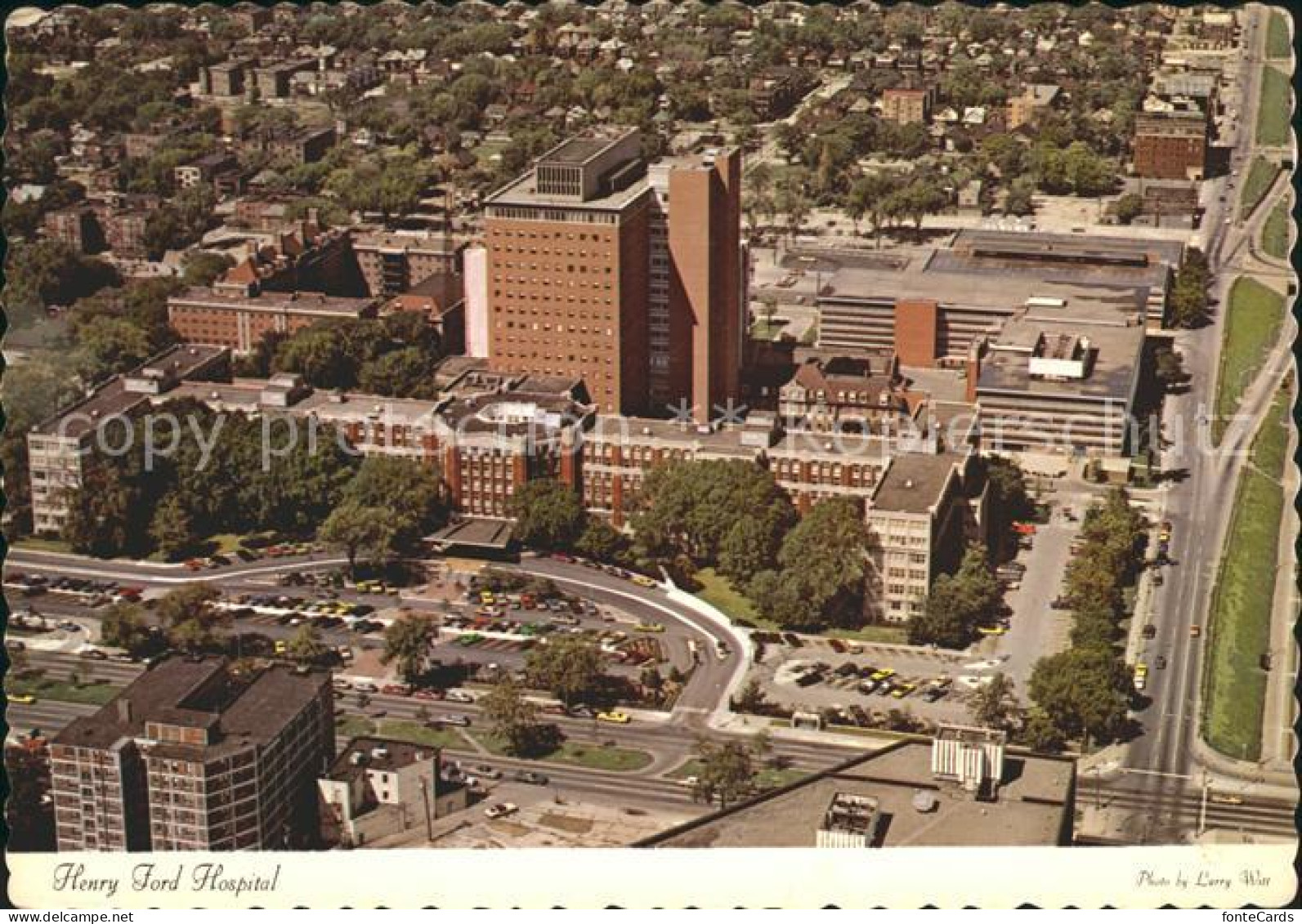 72123561 Detroit_Maine Fliegeraufnahme Henry Ford Hospital - Other & Unclassified