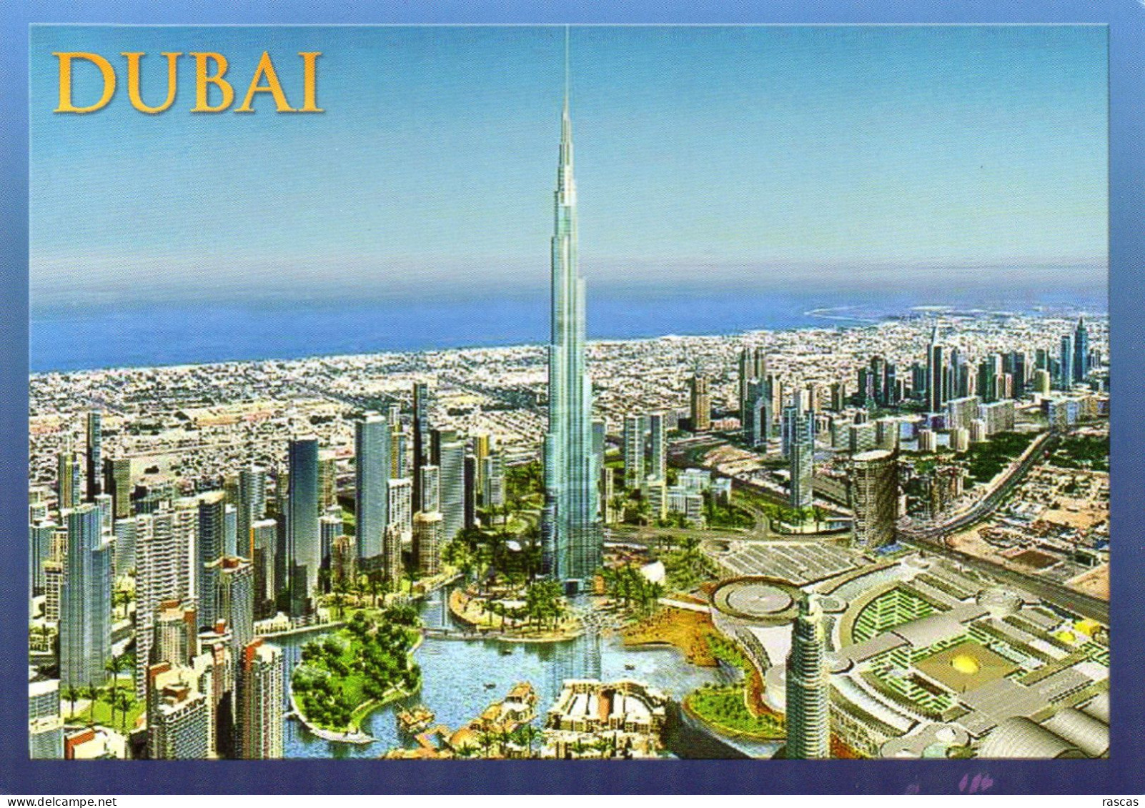 CPSM - L - DUBAI - WHERE THE WORLDS TALLEST - BIGGEST AND LARGEST LANDMARKS ANE BEING BUILT TODAY - Dubai