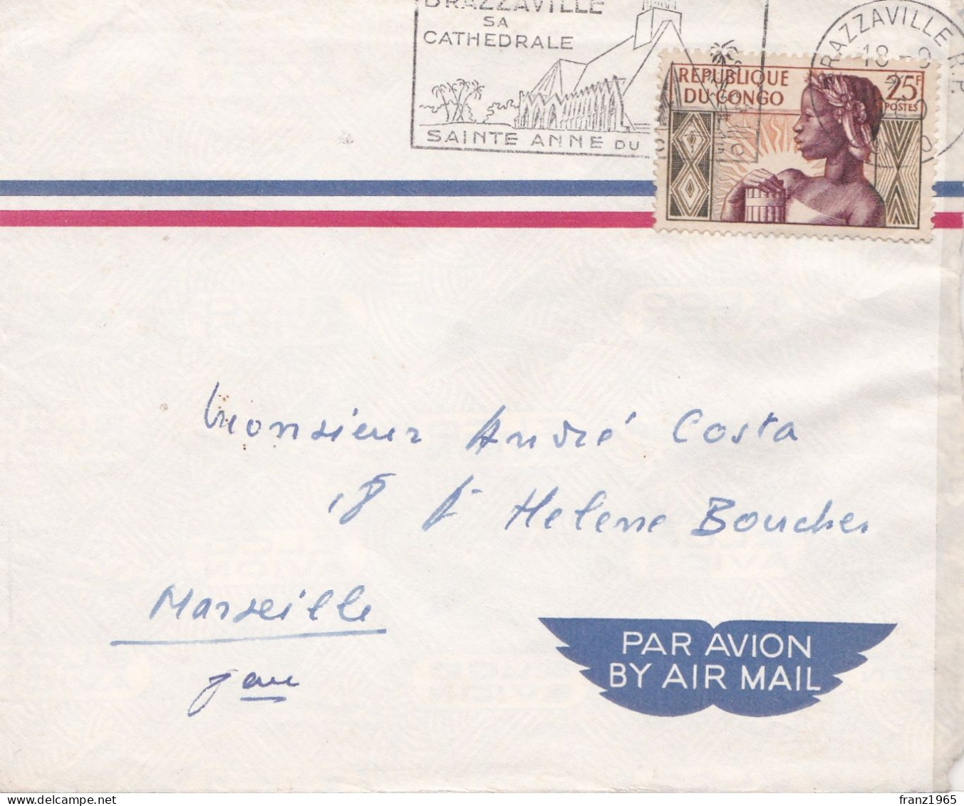 From Congo To France, 1960 - Used