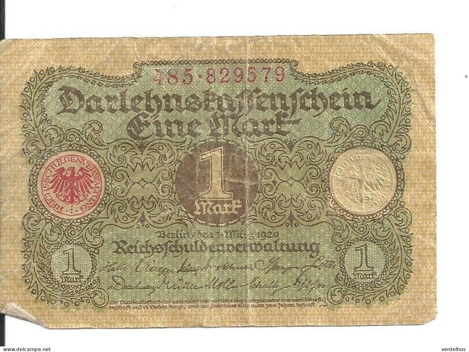 ALLEMAGNE 1 MARK 1920 VF P 58 - 1 Mark