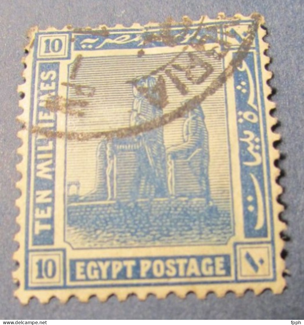 Egypt Postage  -   Ten  Milliemes  -  Egypte - 1915-1921 British Protectorate