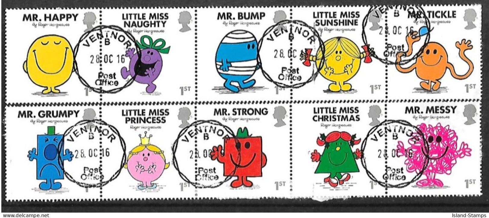 2016 Mr Men & Little Miss Used Set HRD2-B - Gebruikt