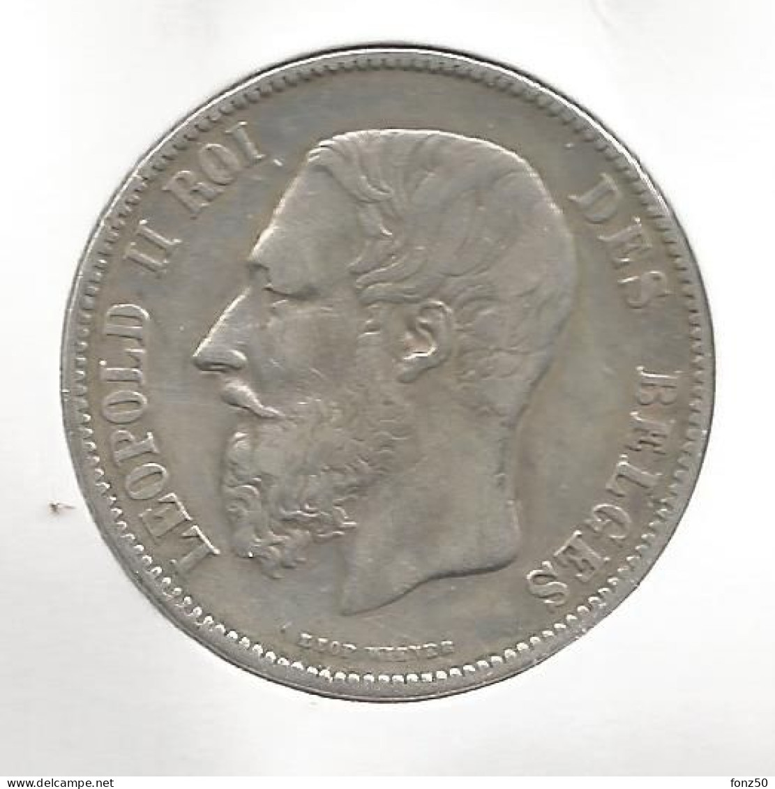 LEOPOLD II * 5 Frank1869 * Z.Fraai * Nr 12549 - 5 Frank