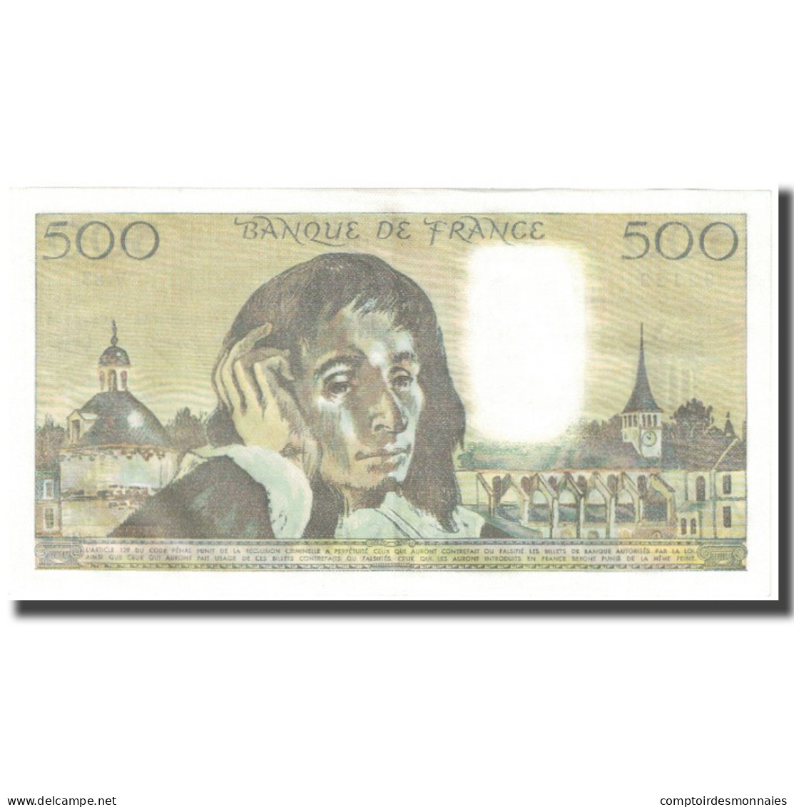 France, 500 Francs, Pascal, 1977, 1977-11-03, NEUF, Fayette:71.17, KM:156d - 500 F 1968-1993 ''Pascal''