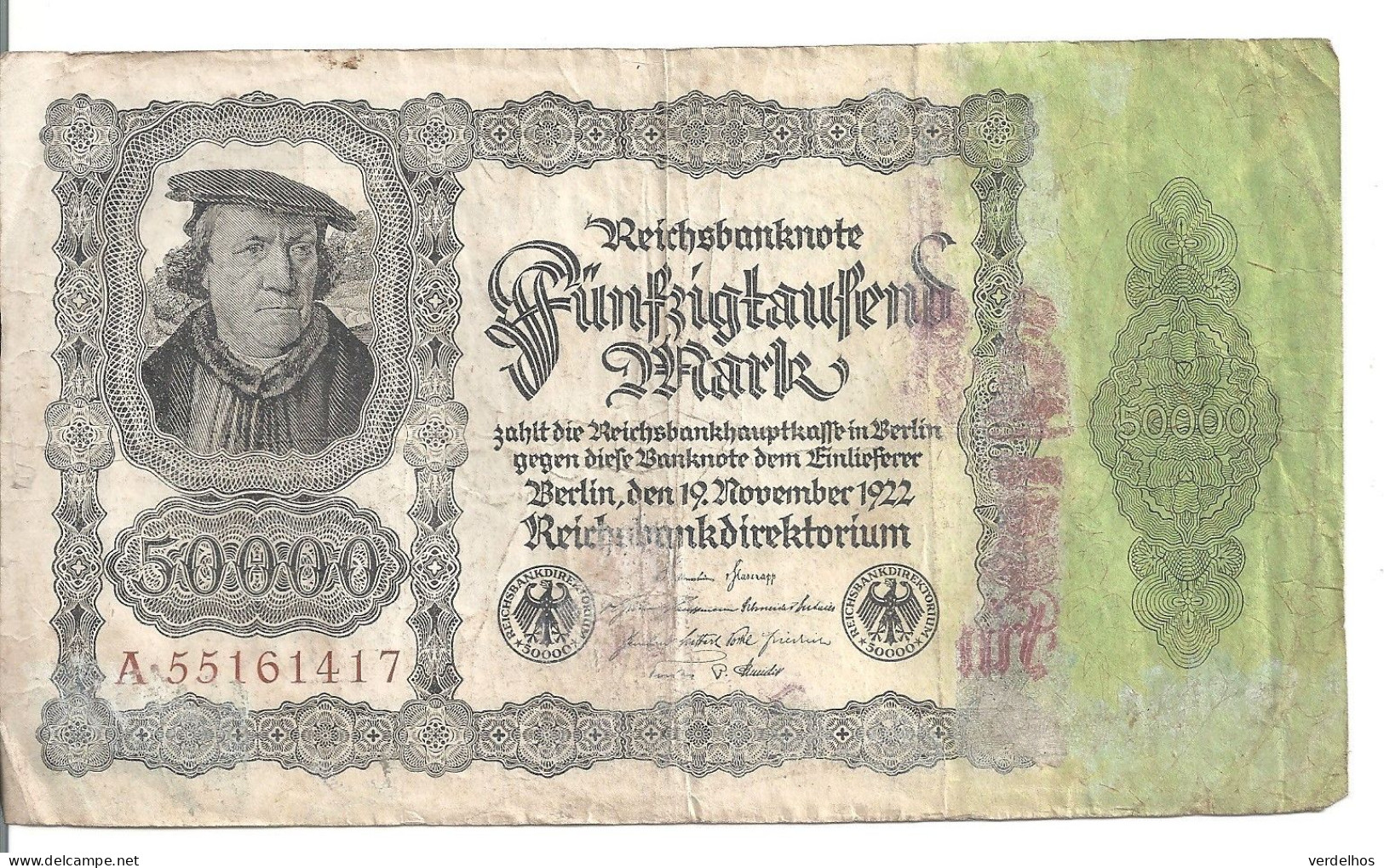 ALLEMAGNE 50000 MARK 1922 VF P 79 - 50000 Mark