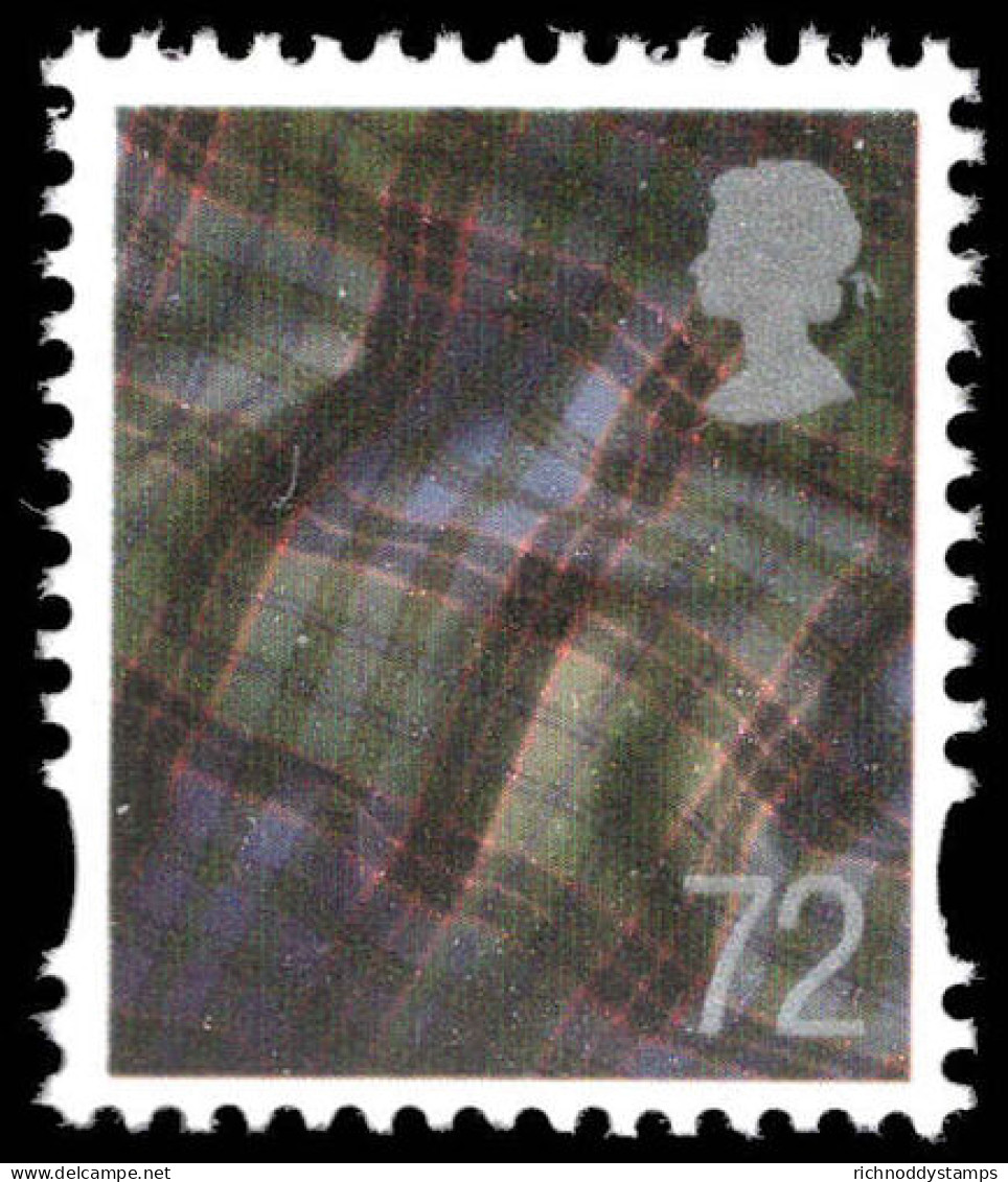 Scotland 2003-17 72p Tartan Unmounted Mint. - Scotland