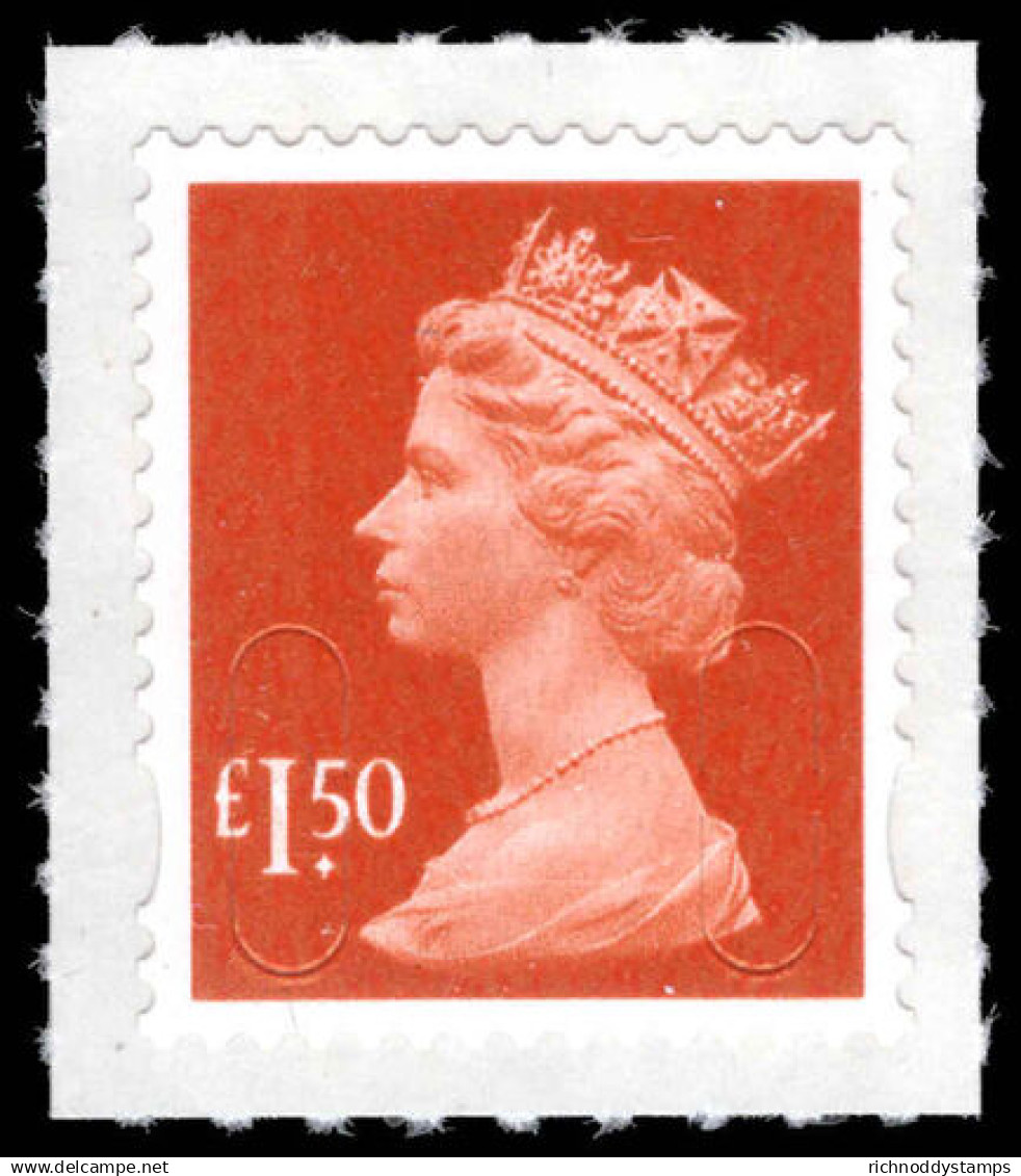 U2913  1.50 Brown-red Without Source Or Year Codes Unmounted Mint. - Machins