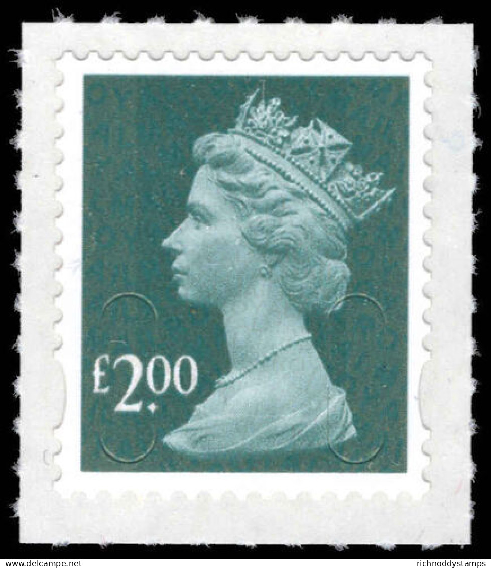 U2913  2.00 Deep Blue-green Without Source Or Year Codes Unmounted Mint. - Machins