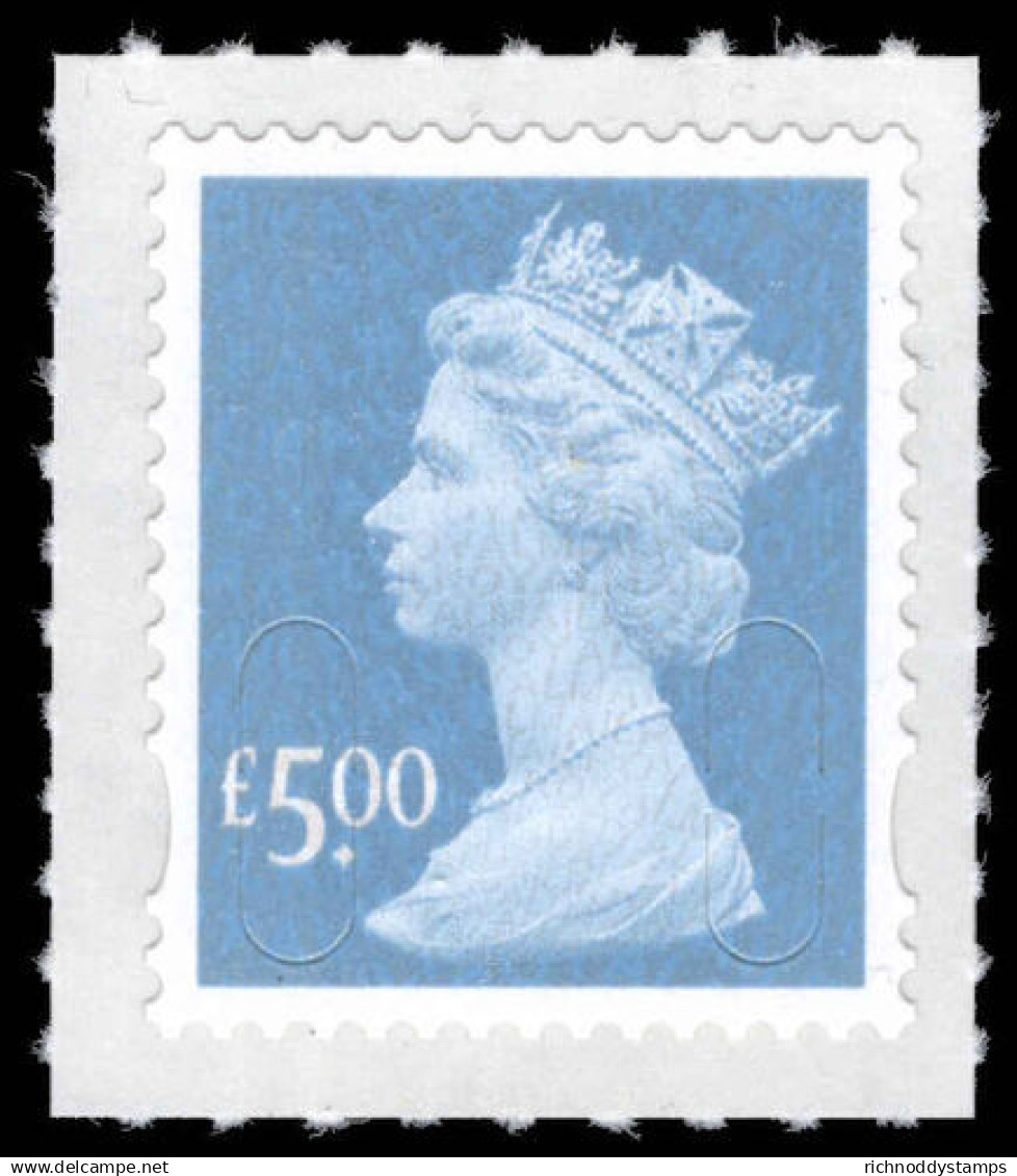 U2913  5.00 Azure Without Source Or Year Codes Unmounted Mint. - Machins