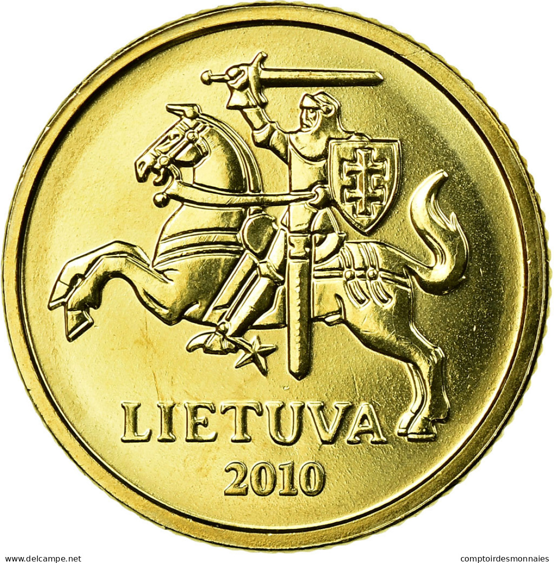 Monnaie, Lithuania, 10 Centu, 2010, SPL, Nickel-brass, KM:106 - Lithuania