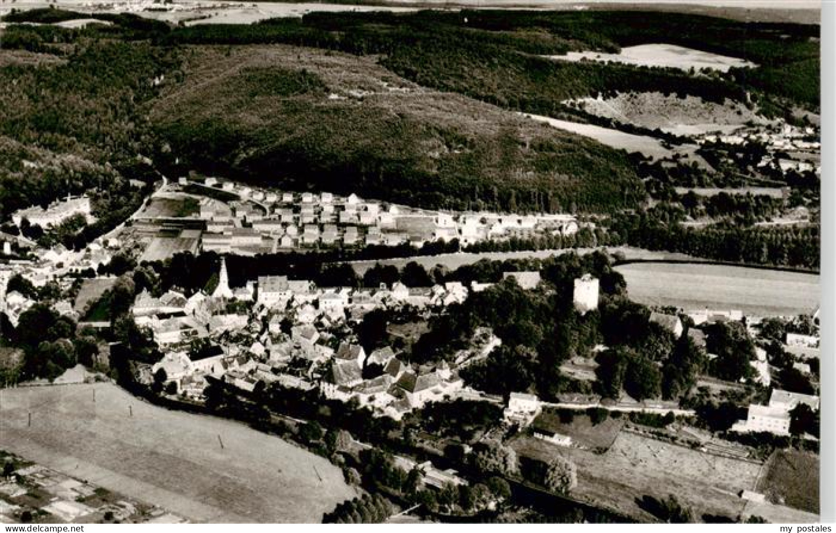 73915698 Pappenheim Mittelfranken Burg Mit Siedlung Fliegeraufnahme - Pappenheim