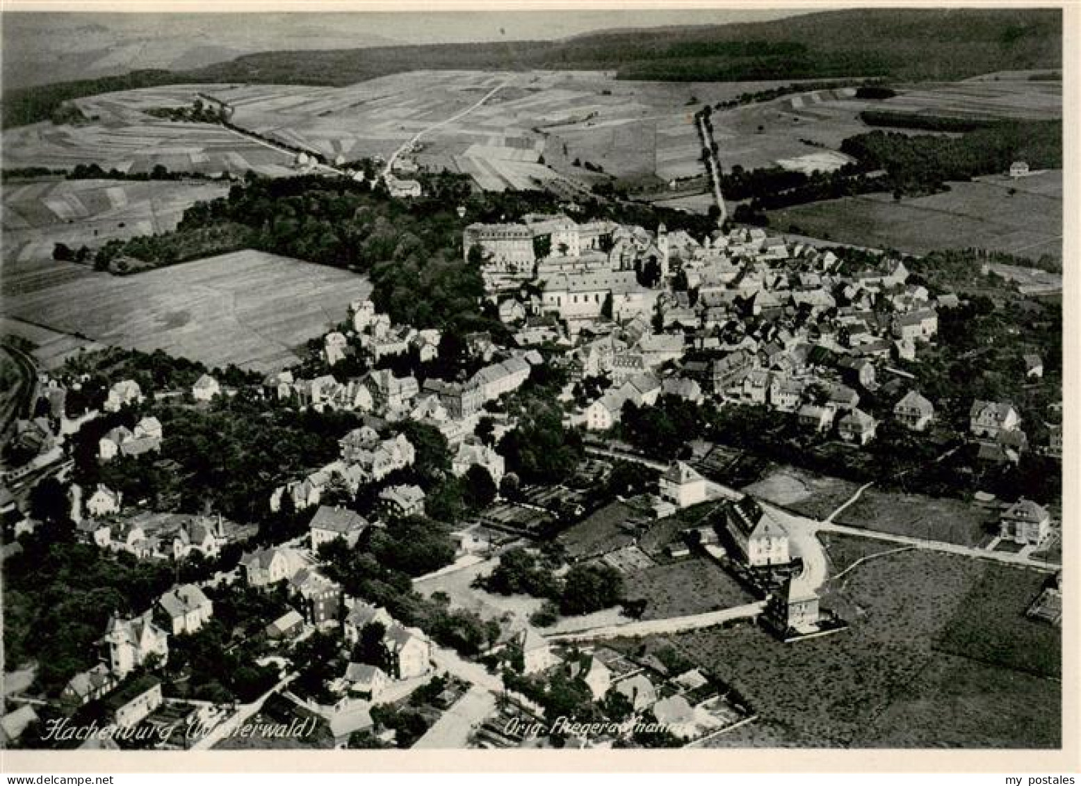 73874910 Hachenburg Westerwald Fliegeraufnahme Hachenburg Westerwald - Hachenburg