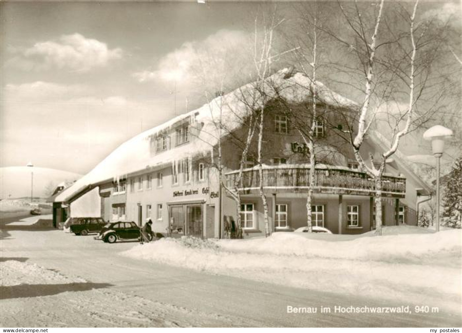 73874782 Bernau Schwarzwald Cafe Stoll Beim Hans-Thoma-Museum Winterlandschaft B - Bernau