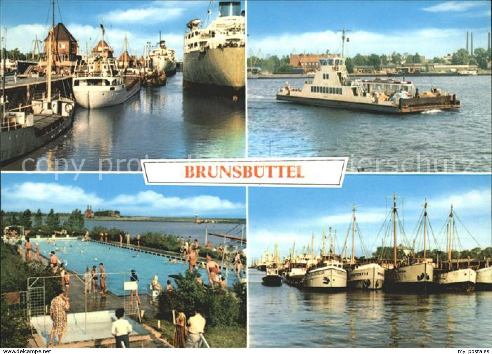 72051671 Brunsbuettel Hafen Dampfer Schiffe Schwimmbad Brunsbuettel - Brunsbuettel