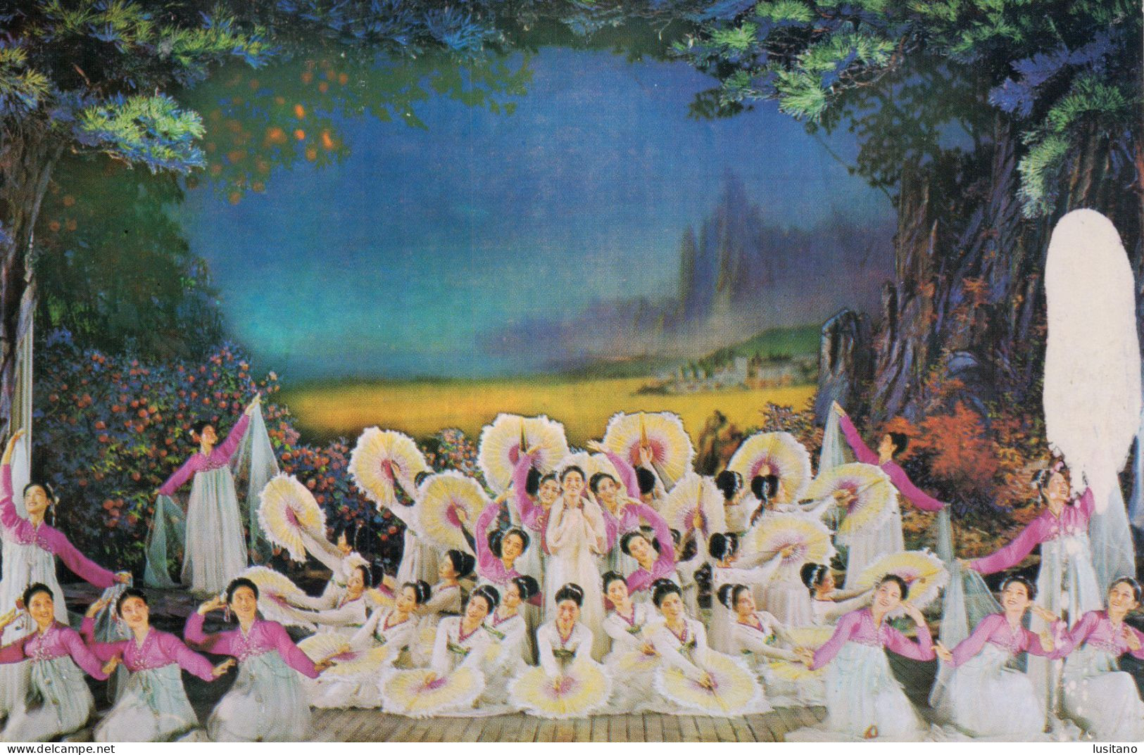 Revolutionary Opera Scene " Song Kumgangsan " SONG WOMAN - North Korea Nordkorea Coree Du Nord - Korea, North