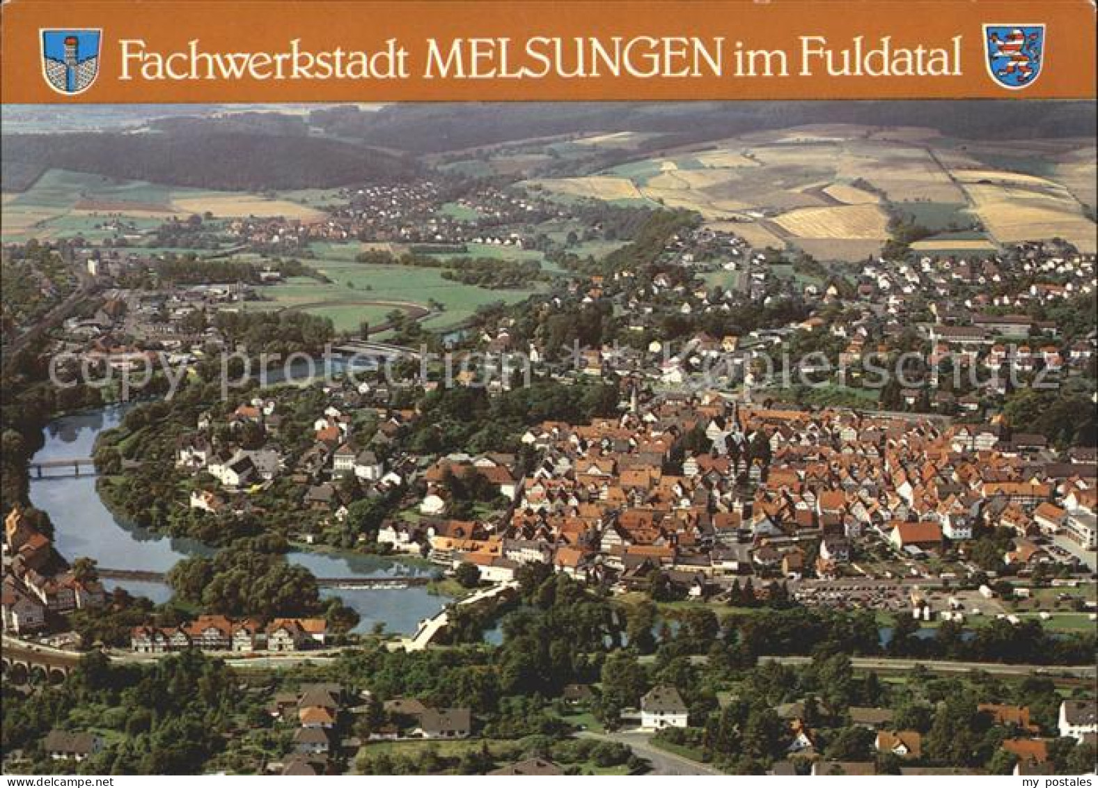 72051588 Melsungen Fulda Fuldatal Fliegeraufnahme Adelshausen - Melsungen