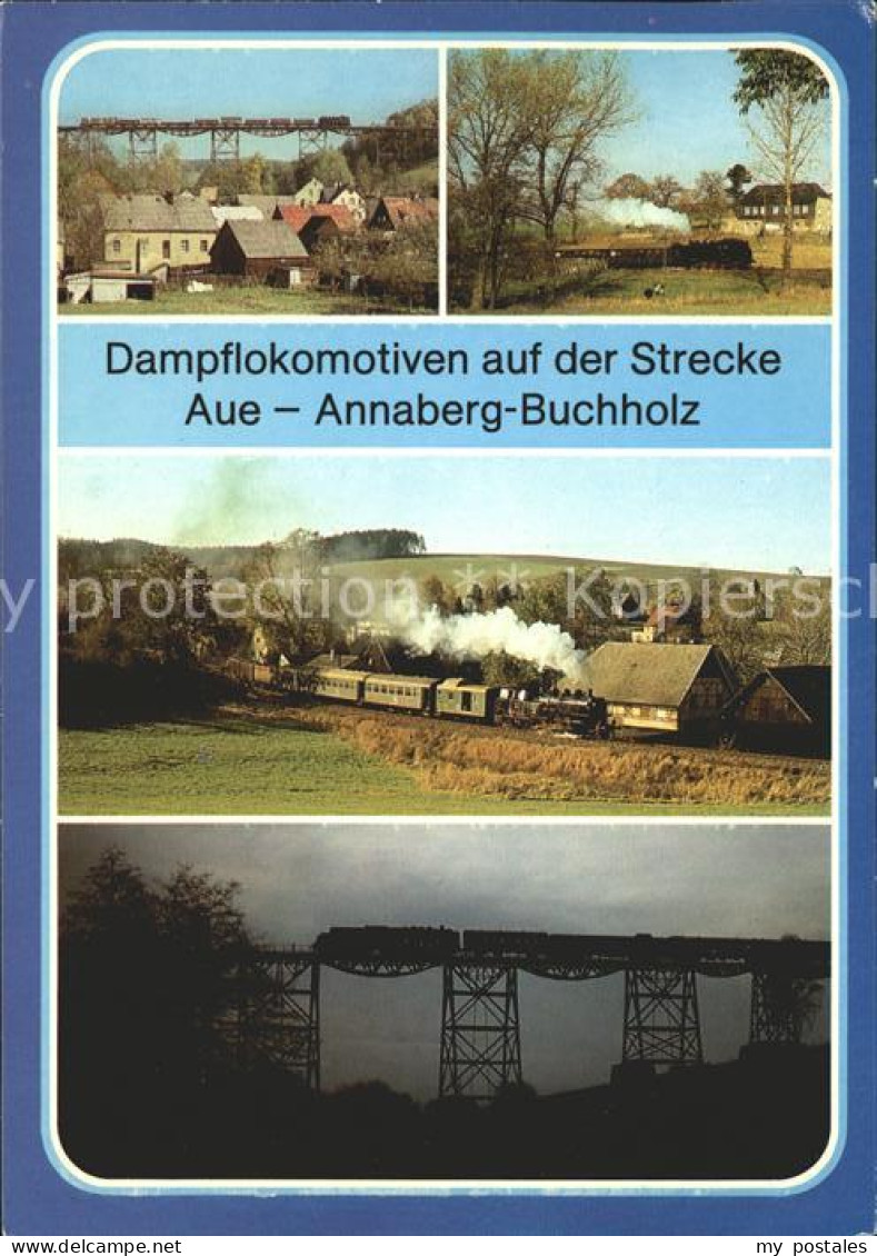 72050983 Aue Erzgebirge Dampflokomotioven Aue - Aue