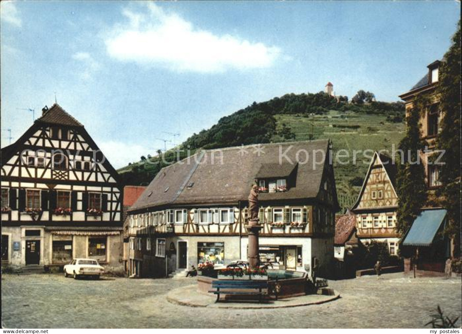 72050799 Heppenheim Bergstrasse Marktplatz Schlossberg Heppenheim - Heppenheim