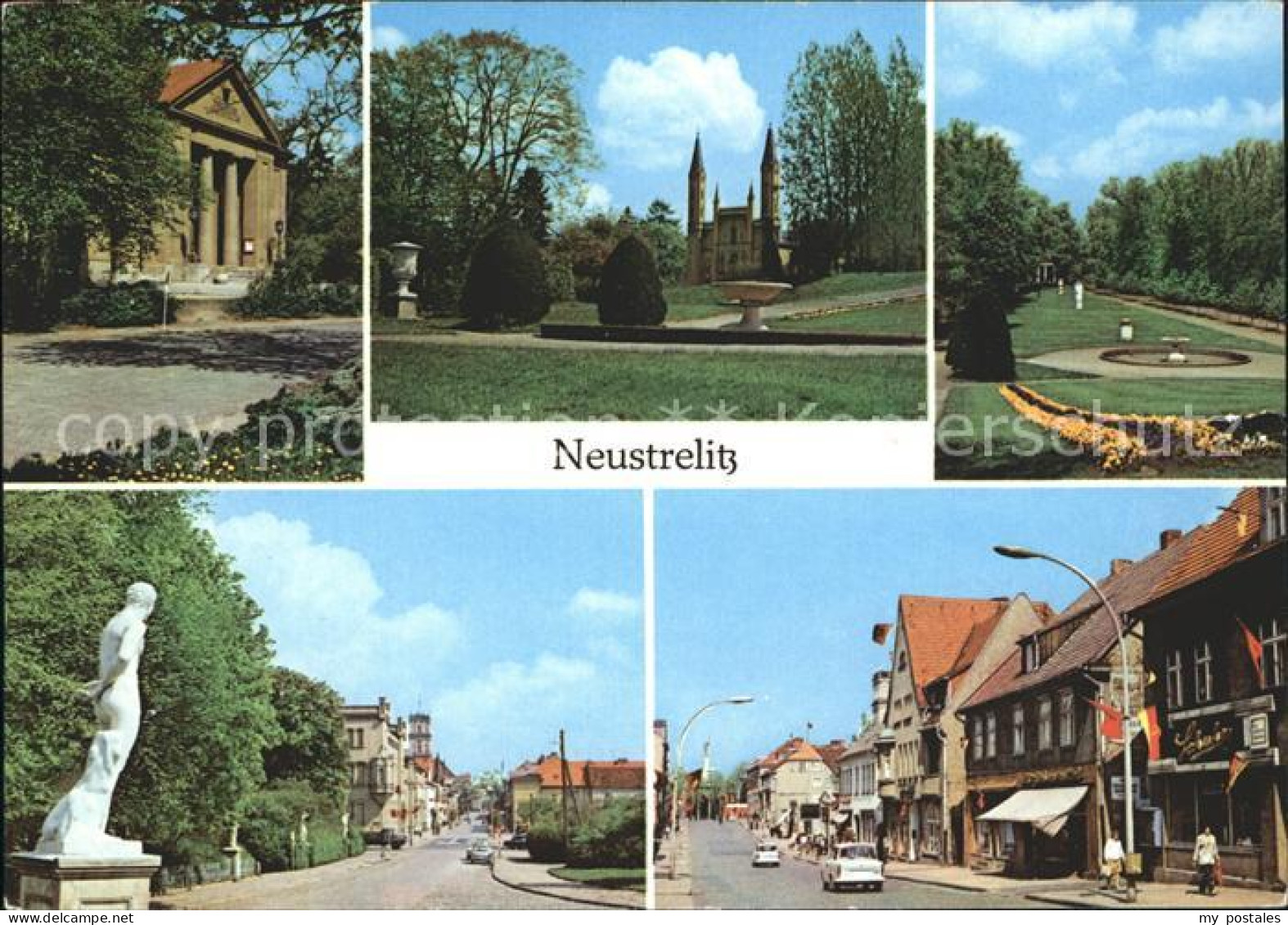 72050254 Neustrelitz Friedrich Wolf Theater Schlosskirche Stadtpark Gutenbergstr - Neustrelitz