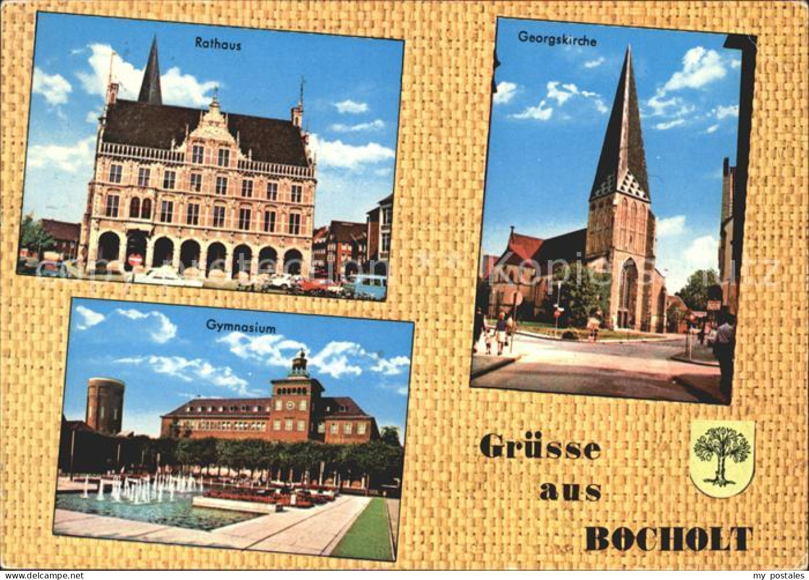 72049843 Bocholt Westfalen Rathaus Georgskirche Gymnasium Bocholt - Bocholt