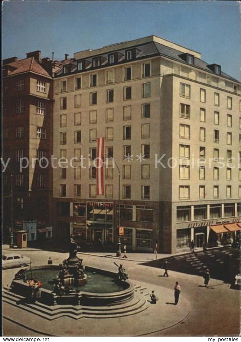 72048986 Wien Hotel Europa Am Neuen Markt Mit Raphael Donner Brunnen  - Autres & Non Classés