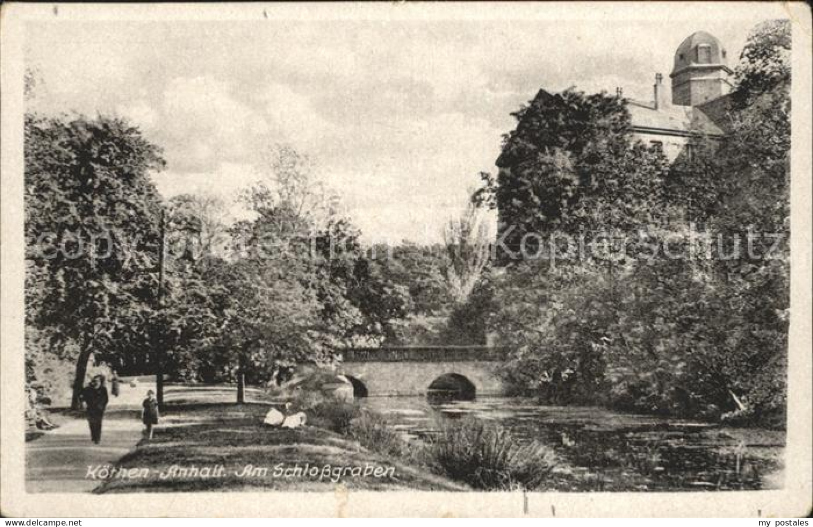 72048912 Koethen Anhalt Schlossgraben Koethen - Köthen (Anhalt)