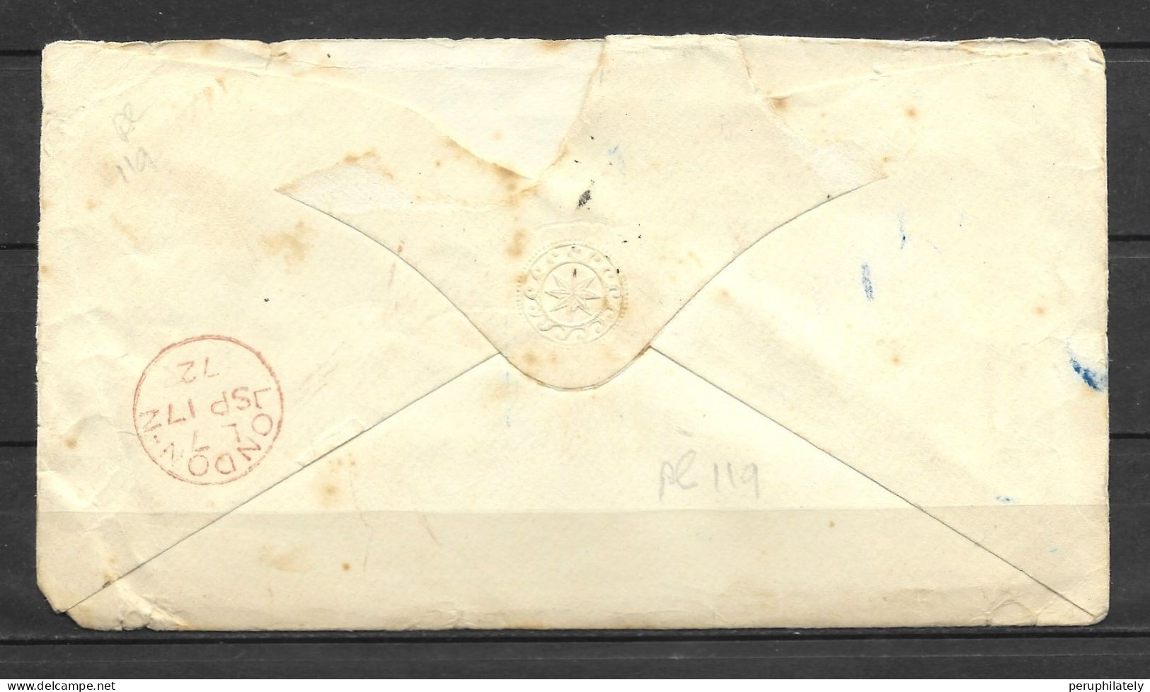 Great Britain Cover 1872 , Tunbridge , London - Lettres & Documents