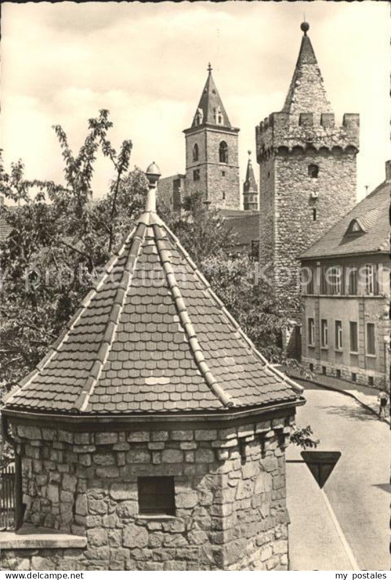 72046659 Stassfurt Turmgasse Mit Eulenturm Und Schiefem Turm Hohenerxleben - Stassfurt