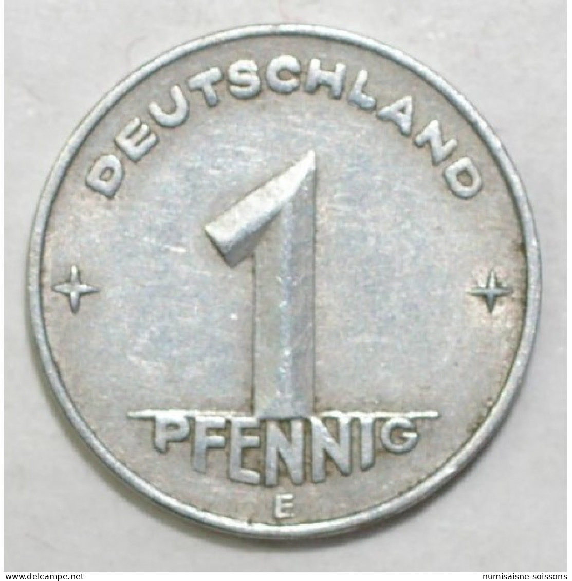 ALLEMAGNE - KM 1 - 1 PFENNIG 1949 E - Muldenhütten - TTB - 1 Pfennig