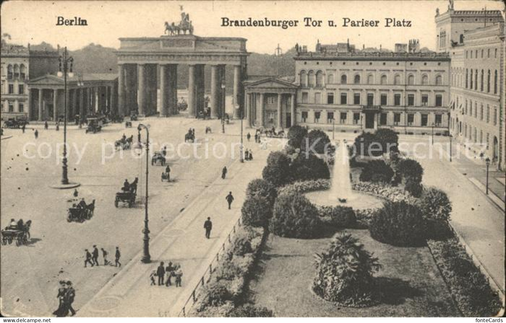 72109928 Brandenburgertor Pariser Platz Berlin  Brandenburgertor - Porte De Brandebourg