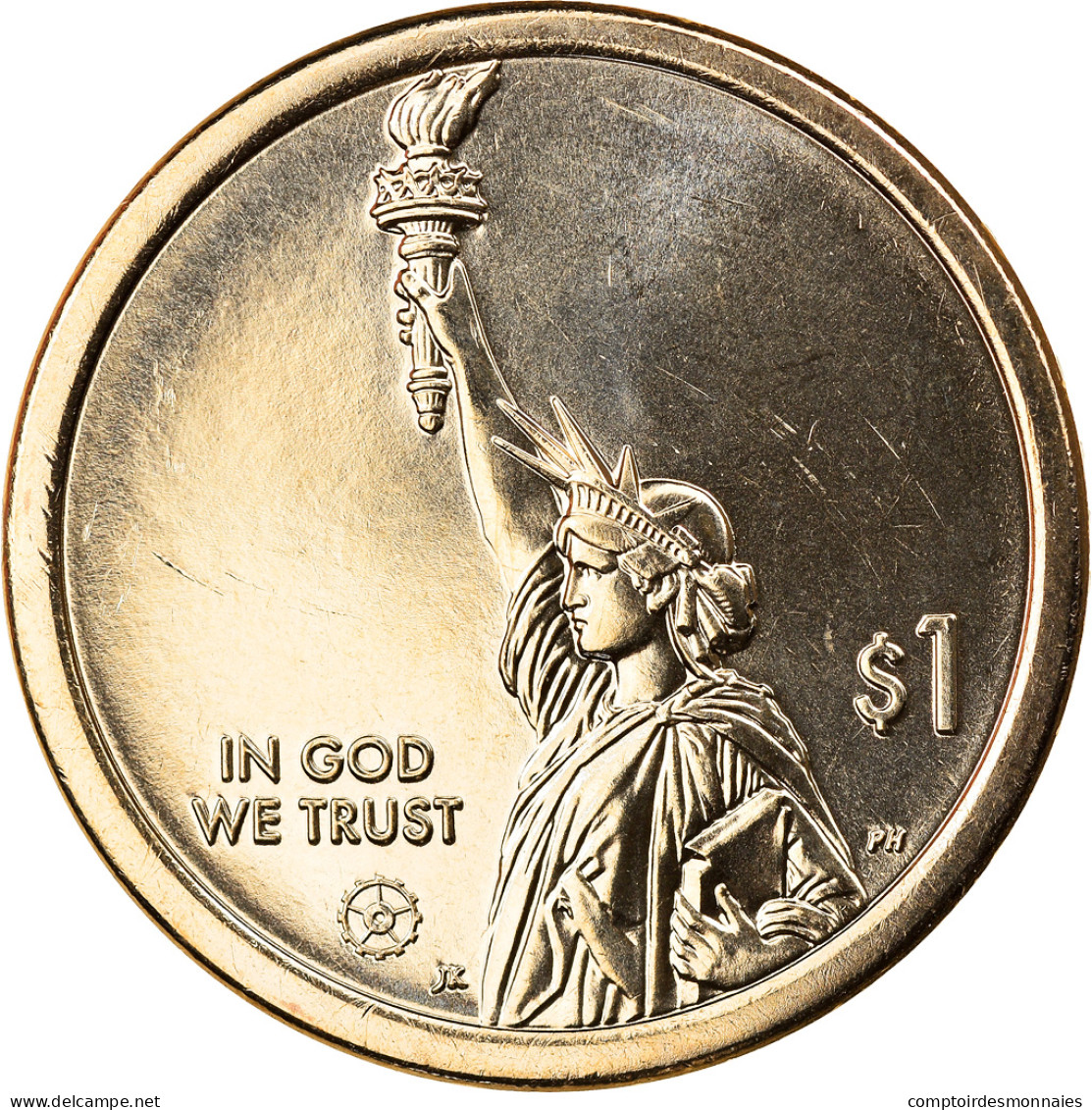 Monnaie, États-Unis, Septima Clark Innovation, Dollar, 2020, Philadelphie, SPL - Commemoratifs
