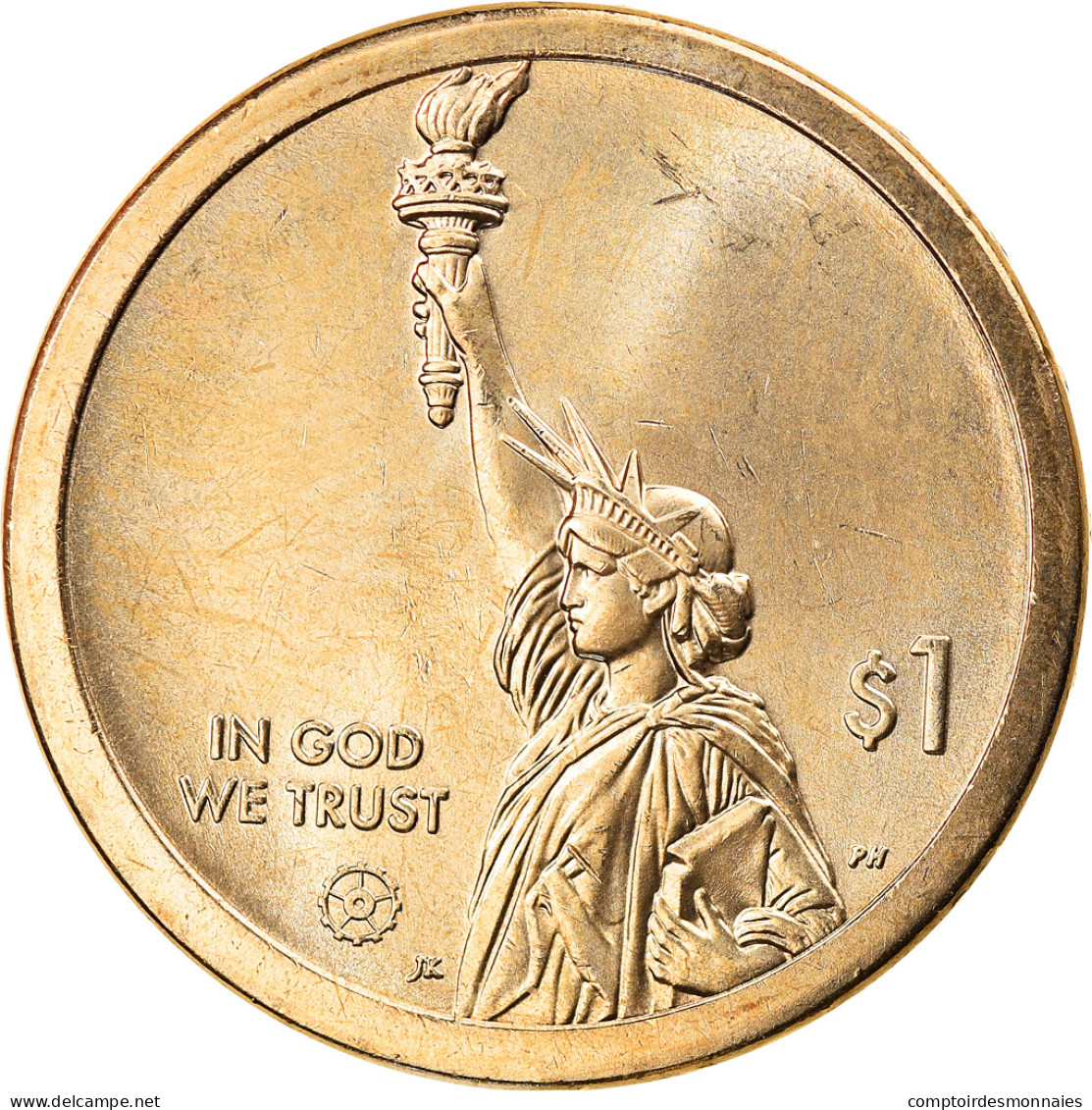 Monnaie, États-Unis, South Carolina, Dollar, 2020, Philadelphie, SPL, Brass - 2007-…: Presidents