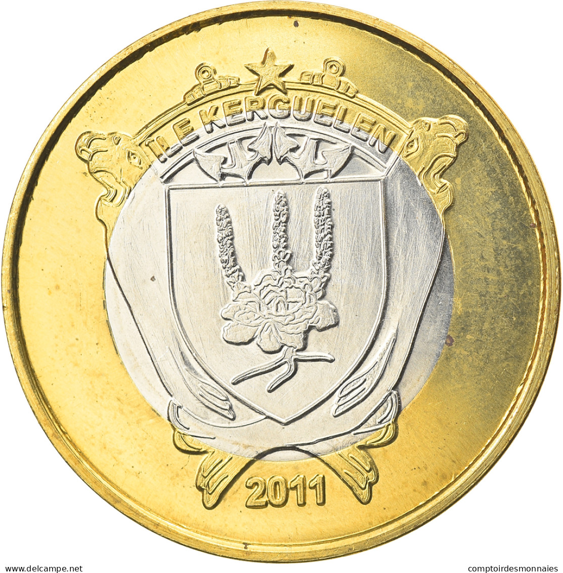 Monnaie, France, 500 Francs, 2011, Kerguelen, SPL, Bi-Metallic - Other & Unclassified