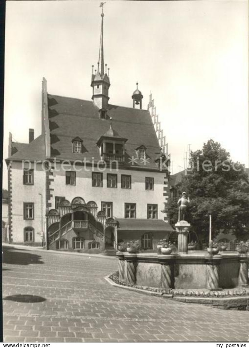 72046523 Poessneck Rathaus Mit Freitreppe Poessneck - Poessneck