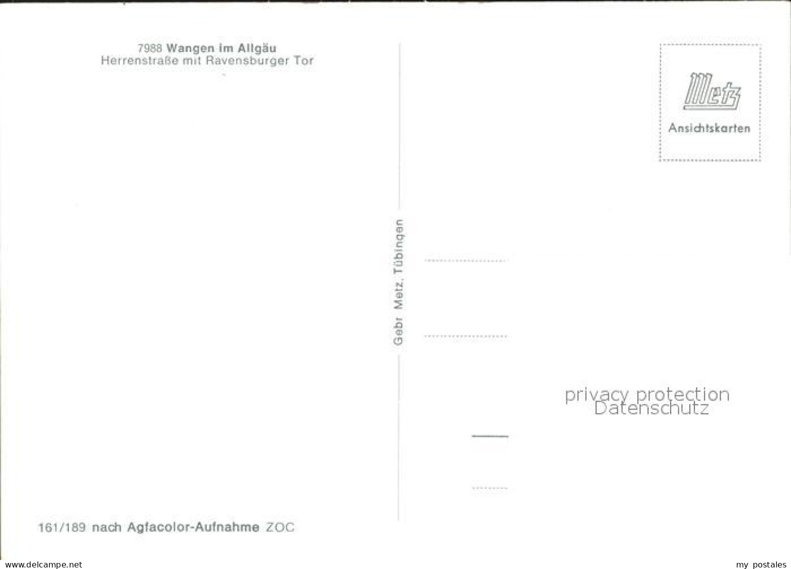 72045691 Wangen Allgaeu Herrenstrasse Ravensburger Tor Wangen - Wangen I. Allg.