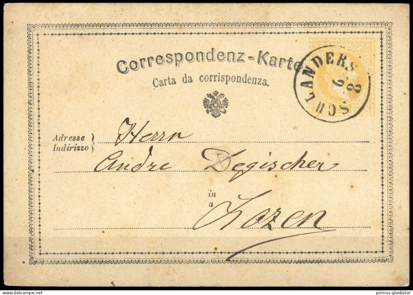 Österreich, P 8, Brief - Mechanische Stempel